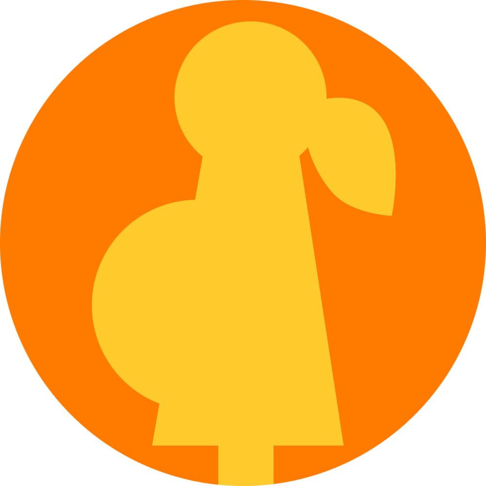 Silhouette of a pregnant teenager