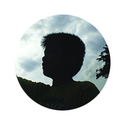 Photo showing the silhouette of a teenager