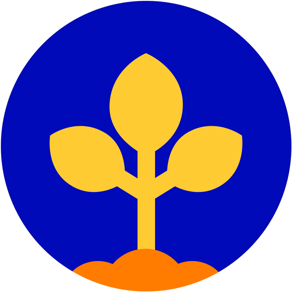 Icon showing a plant seedling
