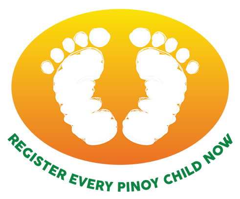 Logo of the campaign showing the imprints of a baby’s feet